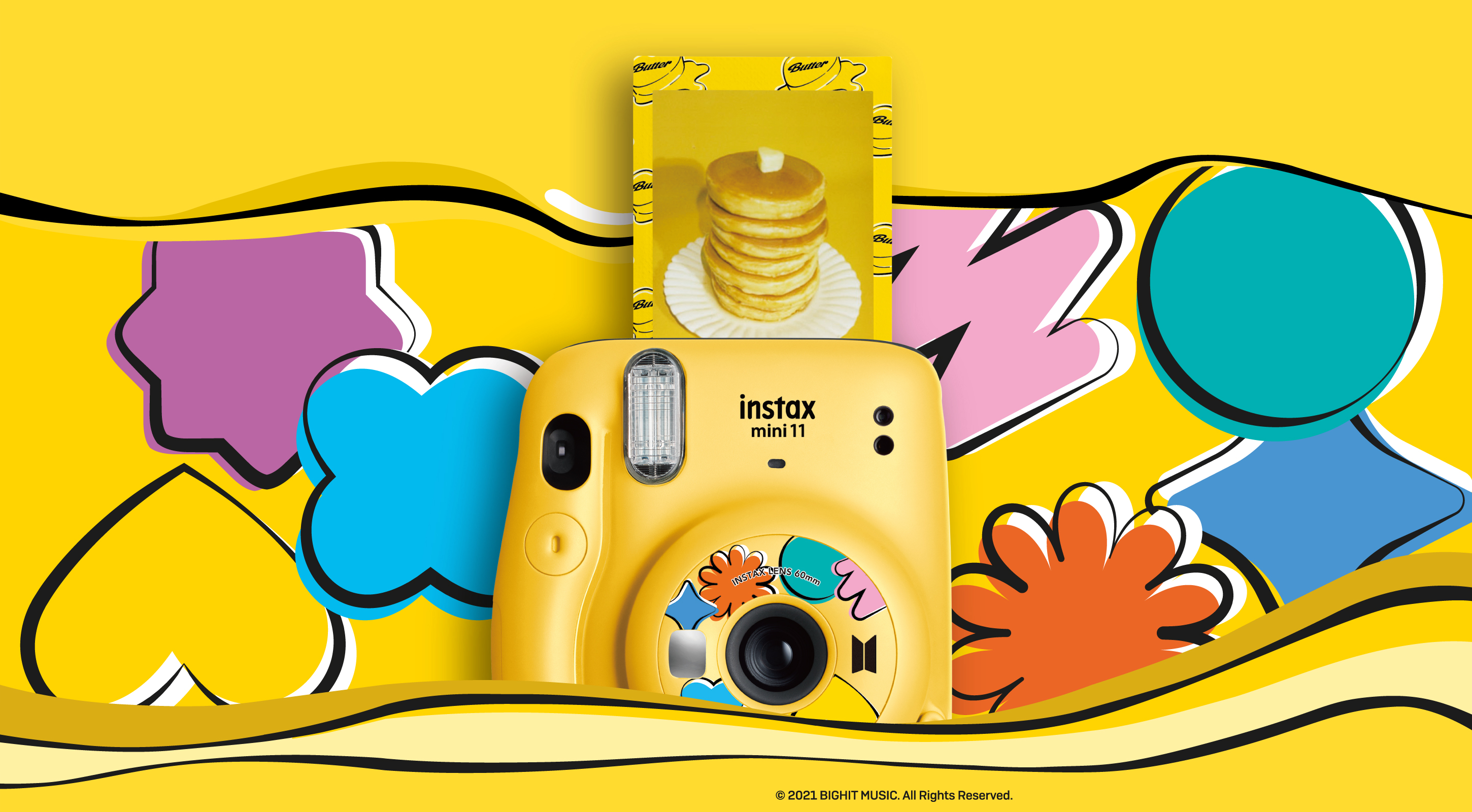 instax mini 11 BTS Butter version ©2021 BIGHIT MUSIC. All Rights Reserved.